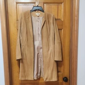 Nordstrom Studio 121 Camel/Tan Leather/Suede Jacket Women's Size XS, GUC
